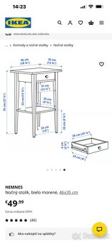 Nocny stolík Hemnes - 5