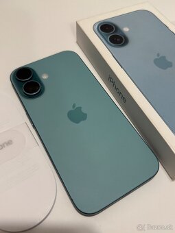 Apple Iphone 16 256Gb Teal - rozbalený v záruke- Aktuálny - 5