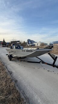 Predám rybársky hliníkový čln Polar craft 180PB - 5