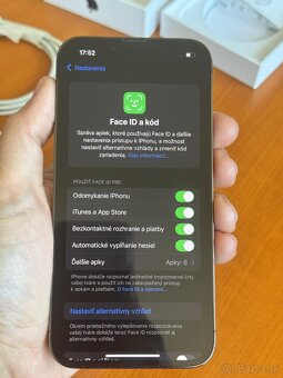 iPhone 13 Pro 256GB graphite + 3 káble, krabička - 5