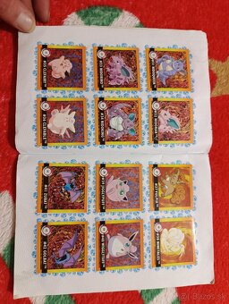 Pokémon nálepky plus album 1999 - 5