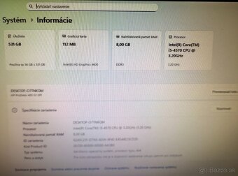 Počítač HP ProDesk 400 G1 SFF i5 / 8GB RAM / SSD+HDD - 5