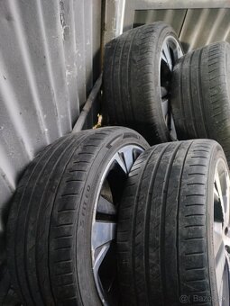 4ks alu disky orig. Peugeot 5x108 R18 225/40 r18 - 5