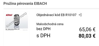 Eibach zadné pružiny BMW e46 - 5