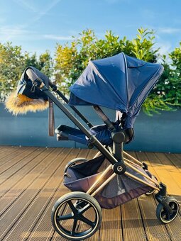 Cybex priam rose gold, farba Midnight blue - 5