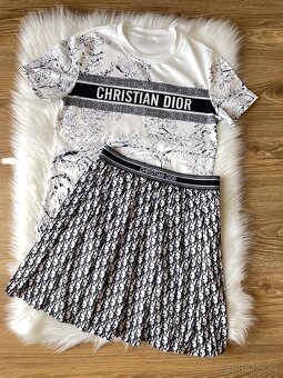 Christian Dior súprava - tričko +sukňa - 5