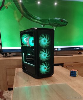 Herný kvalitný PC s RTX 3070+RYZEN 5+32GB RAM+ARGB+NVMe - 5
