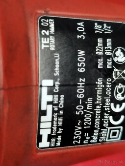 Hilti TE 2 vrtacie kladivo sds plus - 5