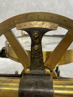 Starožitný nivelačný prístroj s kompasom 1911 Kapp and sohne - 5