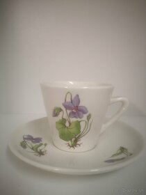 Kávová súprava - kvet fialka -  DITMAR URBACH - 5