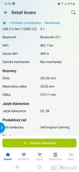 Herný notebook Dell G15 GAMING (5520) - 5