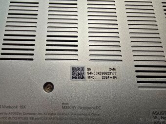Asus Vivobook 15x Oled model 2024 plnefunkcny so 16gb ram 51 - 5