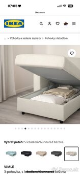 Ikea Vimle sedacia suprava - 5