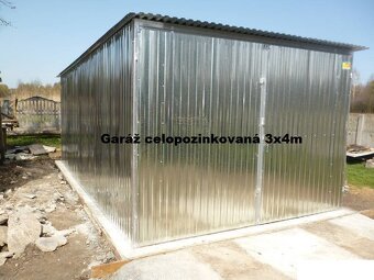 Plechová garáž 3x5m – montáž + dovoz ZDARMA – 650€ s DPH - 5