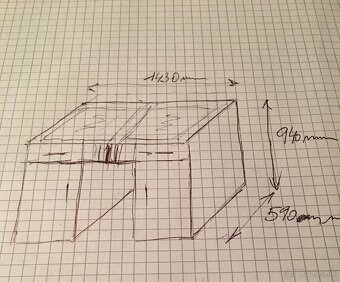 Predajný pult presklený - 5
