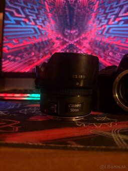 Canon 100D REBEL SL1 +EF-S 18–55mm+EF 50mm f/1.8 STM +Brašňa - 5