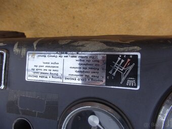 SAAB 96 prístrojová doska - 5