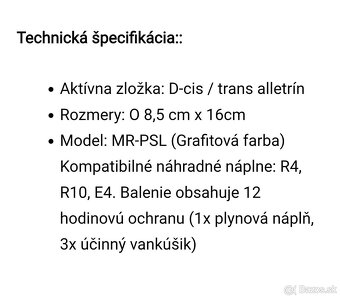 Nový odpudzovač komárov Thermacell. - 5