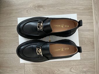 Kožené lordsy Eva Minge, veľkosť 40 - 5