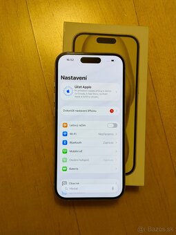 iPhone 15 Žlutá BATERIE 100% TOP - 5