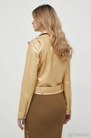 Guess dámska bunda, kožák, zlatá farba, prechodná - 5