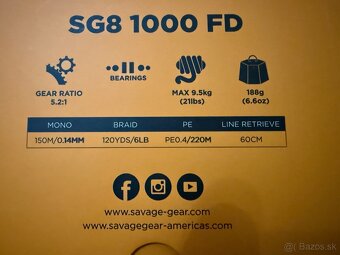 Savage gear sg8. Ryobi Zauber - 5