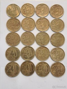 Mince 5,10,20,50,halierov - 5