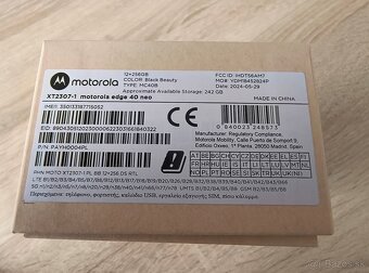 Motorola edge 40 neo 12/256GB - 5