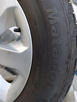 Originál elektróny BMW 525D 215/65 R16 zimne - 5