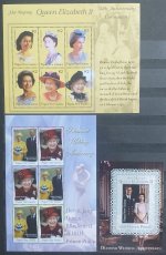 Filatelia - Kráľovná Alžbeta 6 blokov na predaj - 5