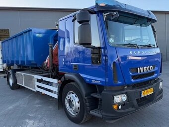 IVECO EUROCARGO 180E30 hakový naťahovák s hydraulickou rukou - 5