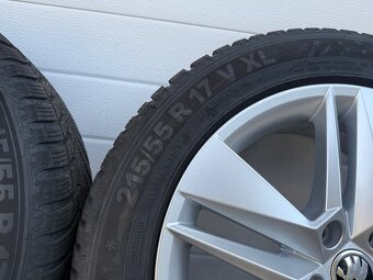 ORIGINAL ŠKODA SUPERB 3 DISKY 5x112 R17 215/55 R17 ZIMA - 5