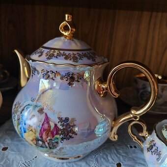 Čajová súprava - karlovarský porcelán - 5