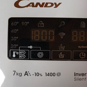 Predám automatickú práčku Candy A+++. - 5