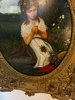 Olejomaľba na doske - 5