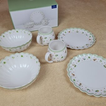 Raňajková sada porcelánu pre dvoch Easter Delight, 6 ks - 5