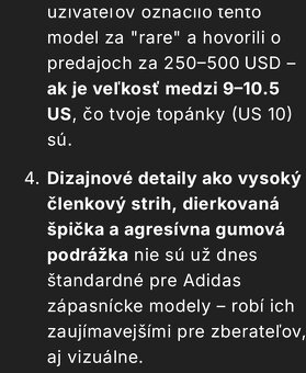 Adidas Flying Impact- Wrestling lutte (LIMITOVANÁ EDÍCIA) - 5
