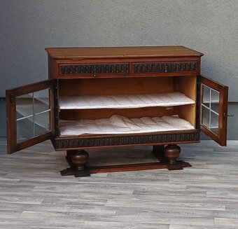 Skrinka čajová – starožitná. - 5