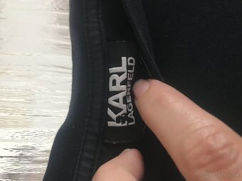 KARL LAGERFELD originál damske tricko black S/M - 5