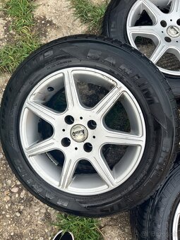 Peugeot Ford 4x108 alu disky + pneu Barum 195 65 r15 - 5