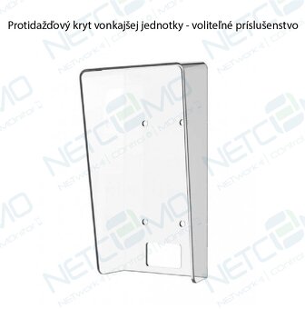 Videovrátnik HIKVISION DS-KIS603-P + ZDARMA strieška - 5