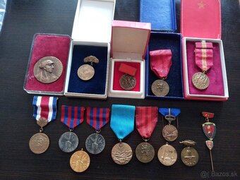 Rôzne medaile odznaky.SNP.Odboj.CSSR - 5