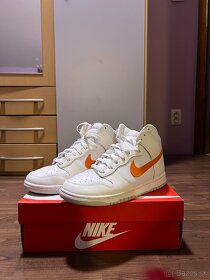 Nike Dunk High White Orange (W) - 41 (26.5cm) - 5
