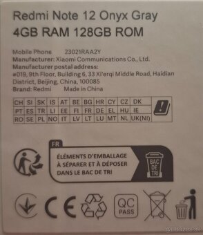 Redmi Note 12 Onyx Gray - 5
