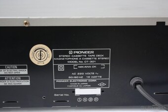 predám PIONEER KAZ. DECK CT-301 - 5