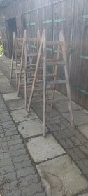 Predám  drevené  rebríky  dvojaky - 5
