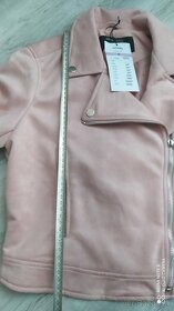 Dámska ružová krátka bunda Sinsay, M - 5