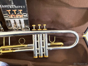 Predám novú profi B- Trúbku, Trumpeta kópia komplet s označe - 5