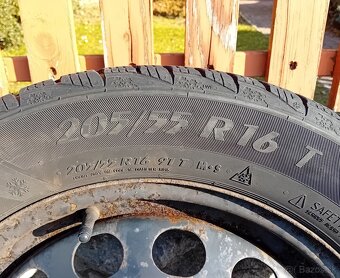 Plechové disky 16" na zimných pneu - 5
