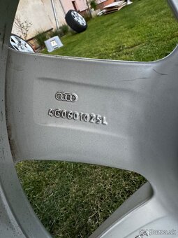 Predám originálnu sadu diskov AUDI 225/45 R17 - 5